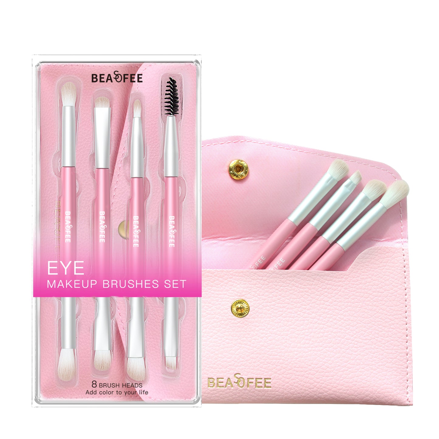 BEASOFEE Duo End Eyeshadow Brush Set