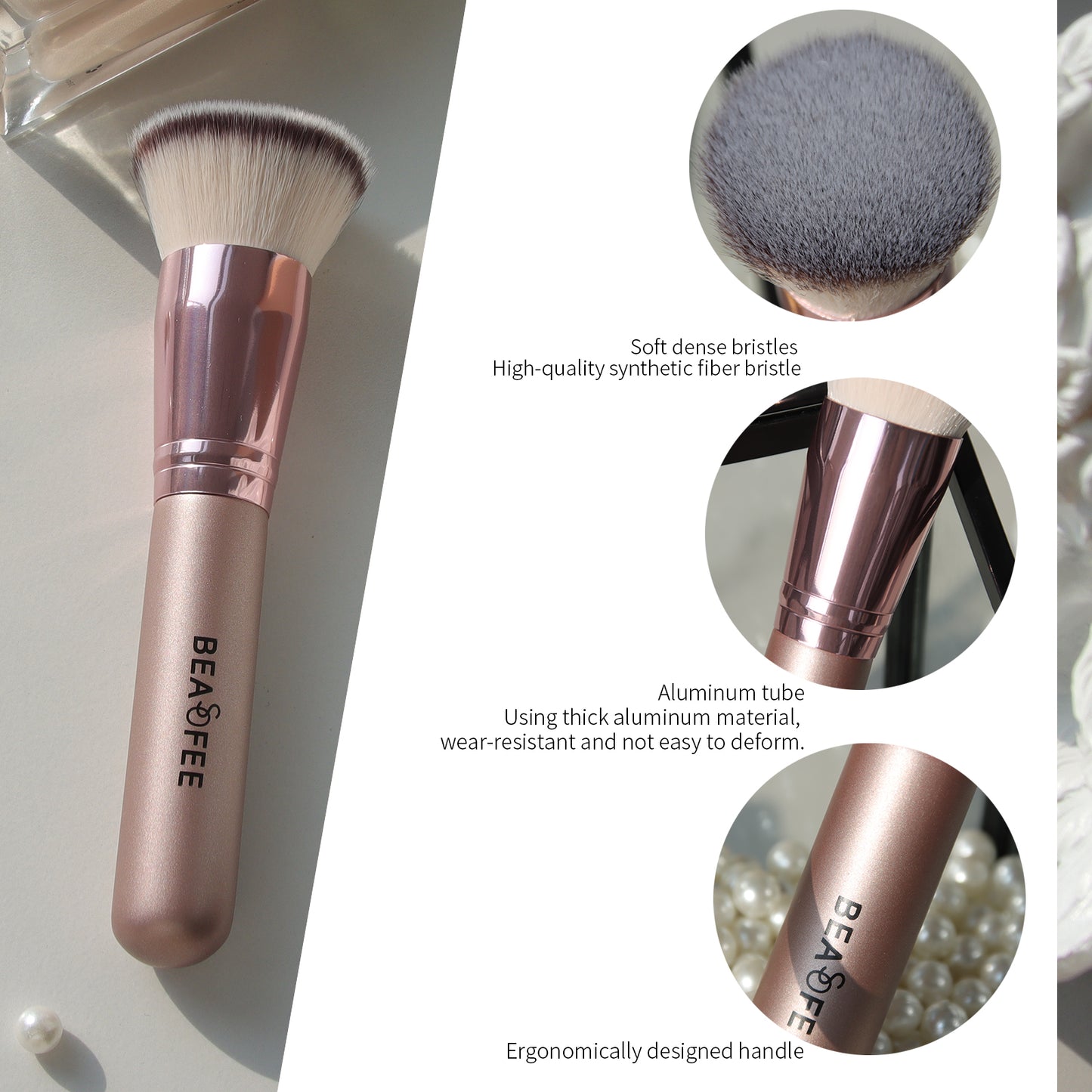 BEASOFEE The Big Flat Foundation Brush
