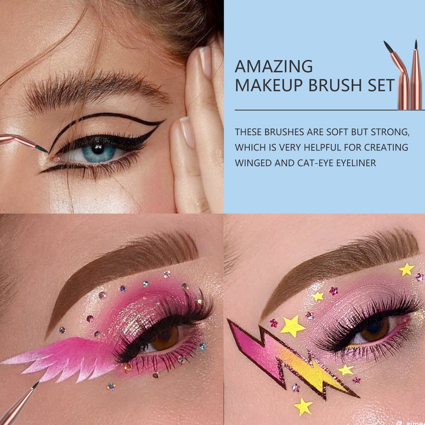 BEASOFEE Eyeliner Makeup Brushes